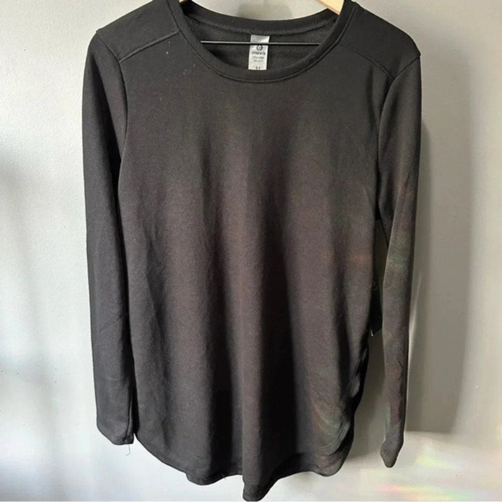 Mono B black casual long sleeve top. Medium.‎ NWT. See description